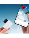 Kup HUB Joyroom OTG Lightning - USB 3.2 Gen 1 (3.0, 3.1 Gen 1)/cititor de carduri SD, TF/Lightning alb (S-H142 white) - JYR319 - {ean13} - Sklep Home Screen