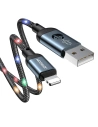 Kup Cablul Joyroom USB/Lightning audio LED 2,4A 1,2m gri (S-1230N16) - JYR321 - {ean13} - Sklep Home Screen