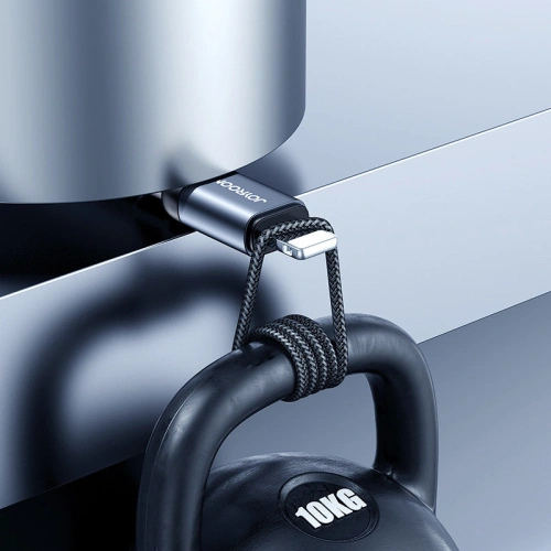 Kup Kábel Joyroom USB/Lightning audio LED 2,4A 1,2m szürke (S-1230N16) - JYR321 - {ean13} - Sklep Home Screen
