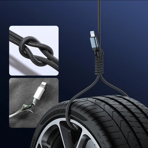 Kup Kabel Joyroom USB/Lightning Audio LED 2,4A 1,2m grau (S-1230N16) - JYR321 - {ean13} - Sklep Home Screen