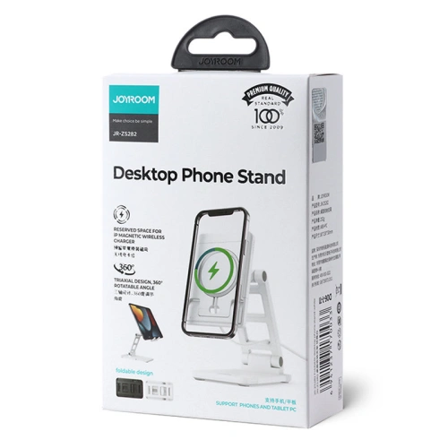 Buy Joyroom foldable holder phone stand white (JR-ZS282) - JYR322 - {ean13} - Home Screen Store Europe