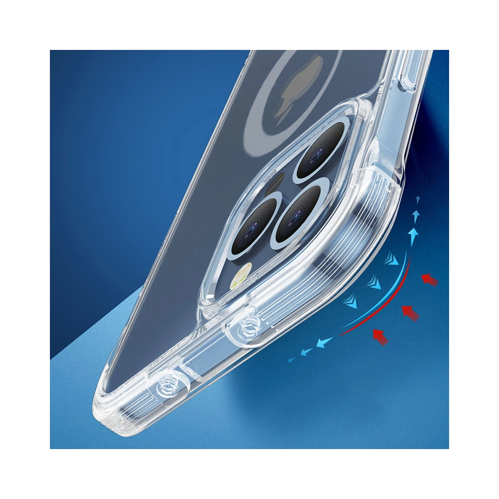 Etui Joyroom Magnetic Defender MagSafe Apple iPhone 13 Pro przezroczysty