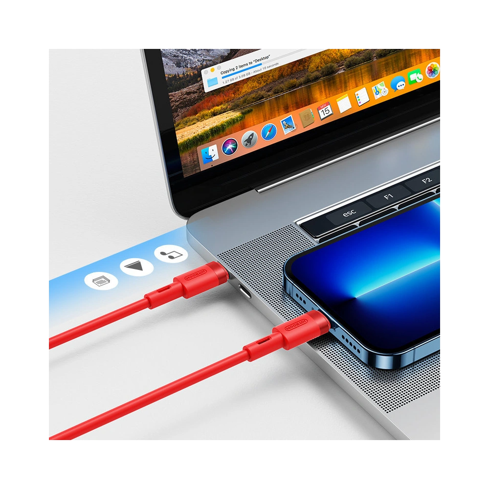 Kabel Joyroom USB-C/Lightning PD 20W 1,2m czerwony (S-1224N9)