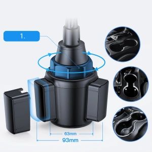 Buy Joyroom car phone holder for cup holder black (JR-ZS259) - JYR332 - {ean13} - Home Screen Store Europe