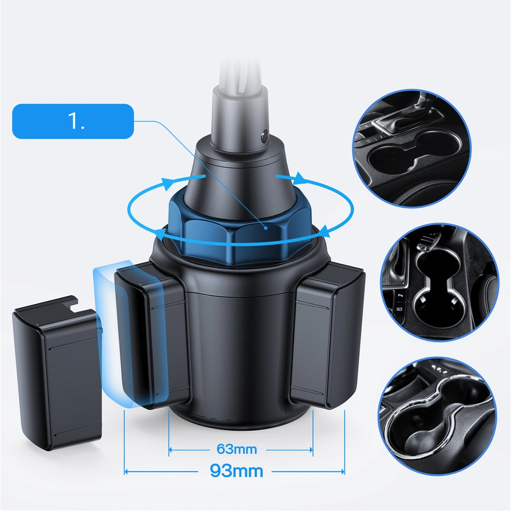 Uchwyt samochodowy Joyroom do miejsca na kubek czarny (JR-ZS259)