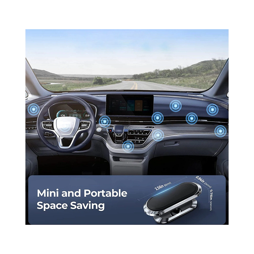 Uchwyt samochodowy magnetyczny samoprzylepny Joyroom na deskę rozdzielczą srebrny (JR-ZS227)