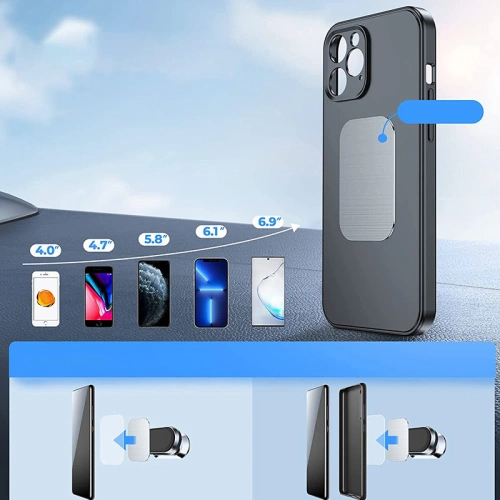 Kup Suport auto magnetic autocolant Joyroom pentru bord argintiu (JR-ZS227) - JYR336 - {ean13} - Sklep Home Screen