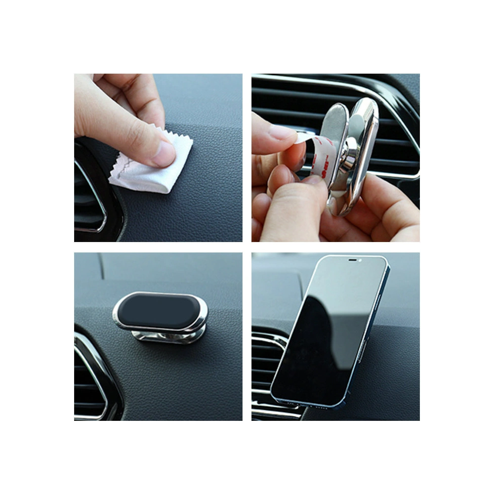 Uchwyt samochodowy magnetyczny samoprzylepny Joyroom na deskę rozdzielczą srebrny (JR-ZS227)