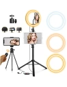 Live-Aufnahme-Set Joyroom Ringlicht + schwarzes Stativ (JR-ZS233)