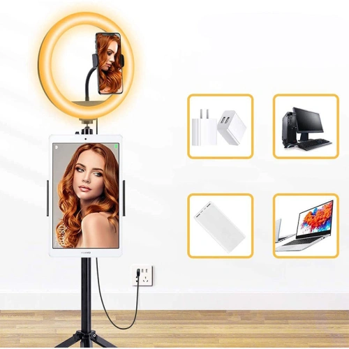 Buy Joyroom ring flash lamp tripod kit for recording live selfie phone holder ring light black (JR-ZS233) - JYR337 - {ean13} - Home Screen Store Europe