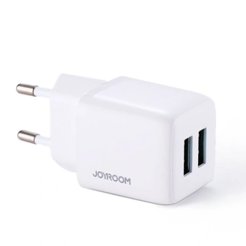 Kup Încărcător de rețea Joyroom 2xUSB 12W 2,4A alb (L-2A121) - JYR338 - {ean13} - Sklep Home Screen
