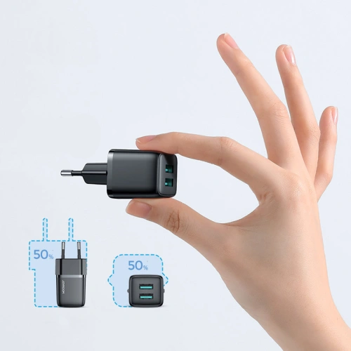 Kup Încărcător de rețea Joyroom 2xUSB 12W 2,4A alb (L-2A121) - JYR338 - {ean13} - Sklep Home Screen