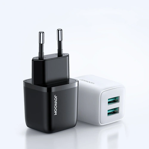 Kup Încărcător de rețea Joyroom 2xUSB 12W 2,4A alb (L-2A121) - JYR338 - {ean13} - Sklep Home Screen