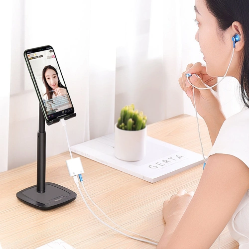 Buy Joyroom universal Lightning adapter - 3.5mm mini jack with charging port white (S-Y105) - JYR339 - {ean13} - Home Screen Store Europe