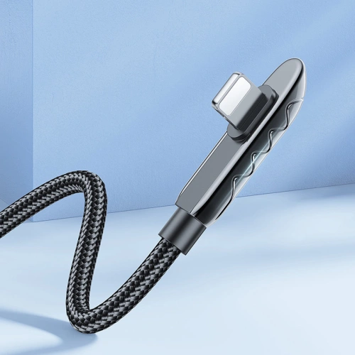 Buy Joyroom USB Cable - Lightning Charging / Data 2.4A 1.2m Black (S-1230K3) - JYR343 - {ean13} - Home Screen Store Europe