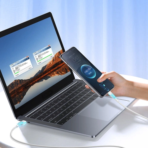 Kup Cablul Joyroom USB/USB-C 6A 1m alb (S-1060M12) - JYR344 - {ean13} - Sklep Home Screen