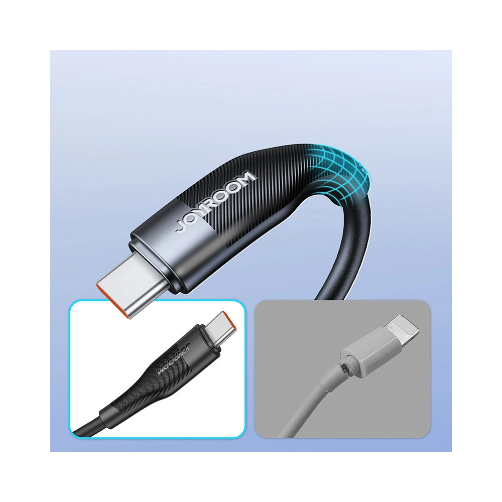 Kabel Joyroom USB/USB-C 6A 1m czarny (S-1060M12)