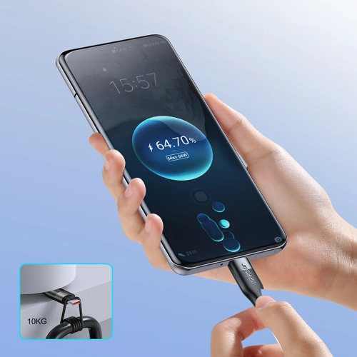Buy Joyroom USB cable - USB-C for fast charging / data transmission 6A 1m black (S-1060M12) - JYR345 - {ean13} - Home Screen Store Europe