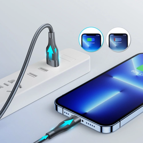 Kup Cablu Joyroom USB/Lightning 3A 1m negru (S-1030M12) - JYR351 - {ean13} - Sklep Home Screen