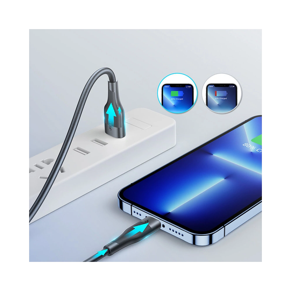 Kabel Joyroom USB/Lightning 3A 1m czarny (S-1030M12)