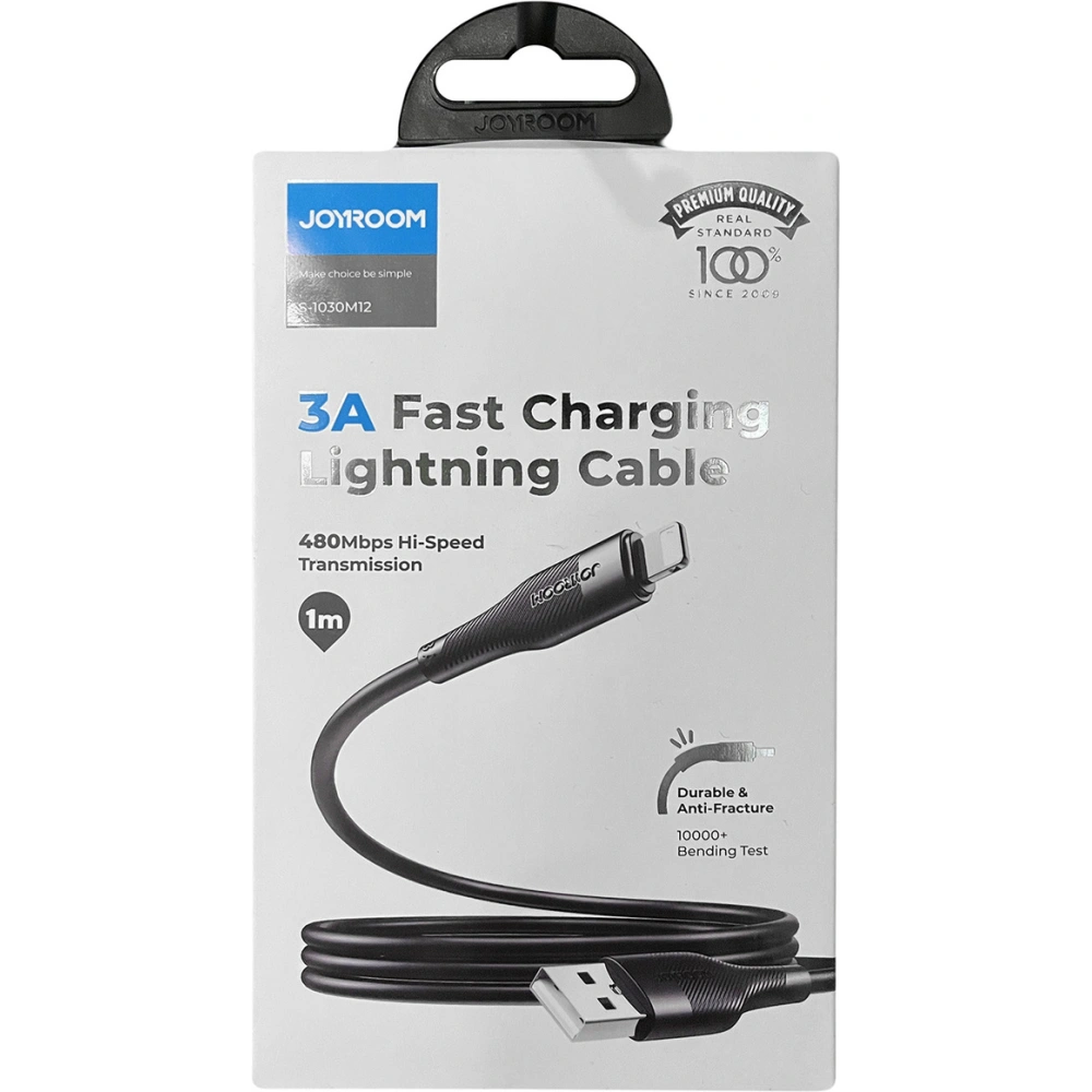 Kabel Joyroom USB/Lightning 3A 1m czarny (S-1030M12)