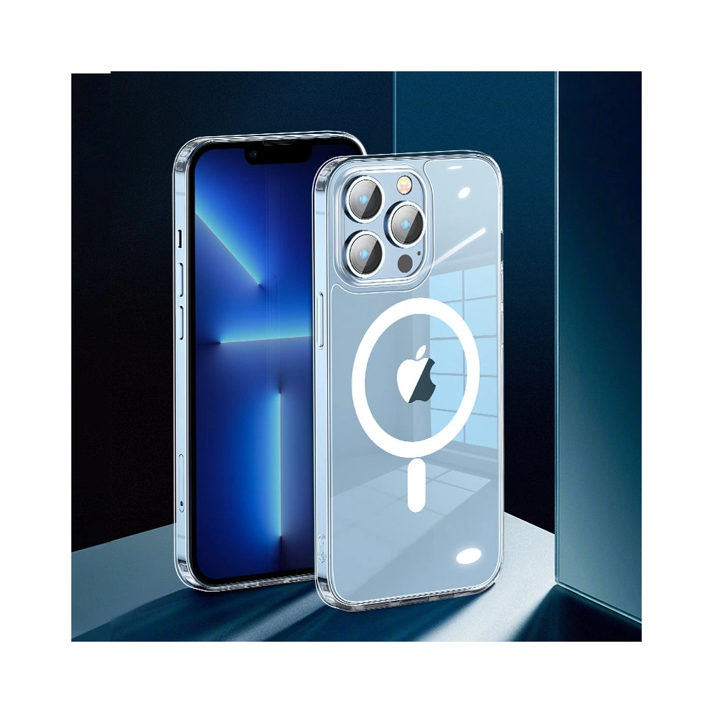 Etui Joyroom Mingkai Series MagSafe Apple iPhone 13 Pro Max przezroczysty (JR-BP962)