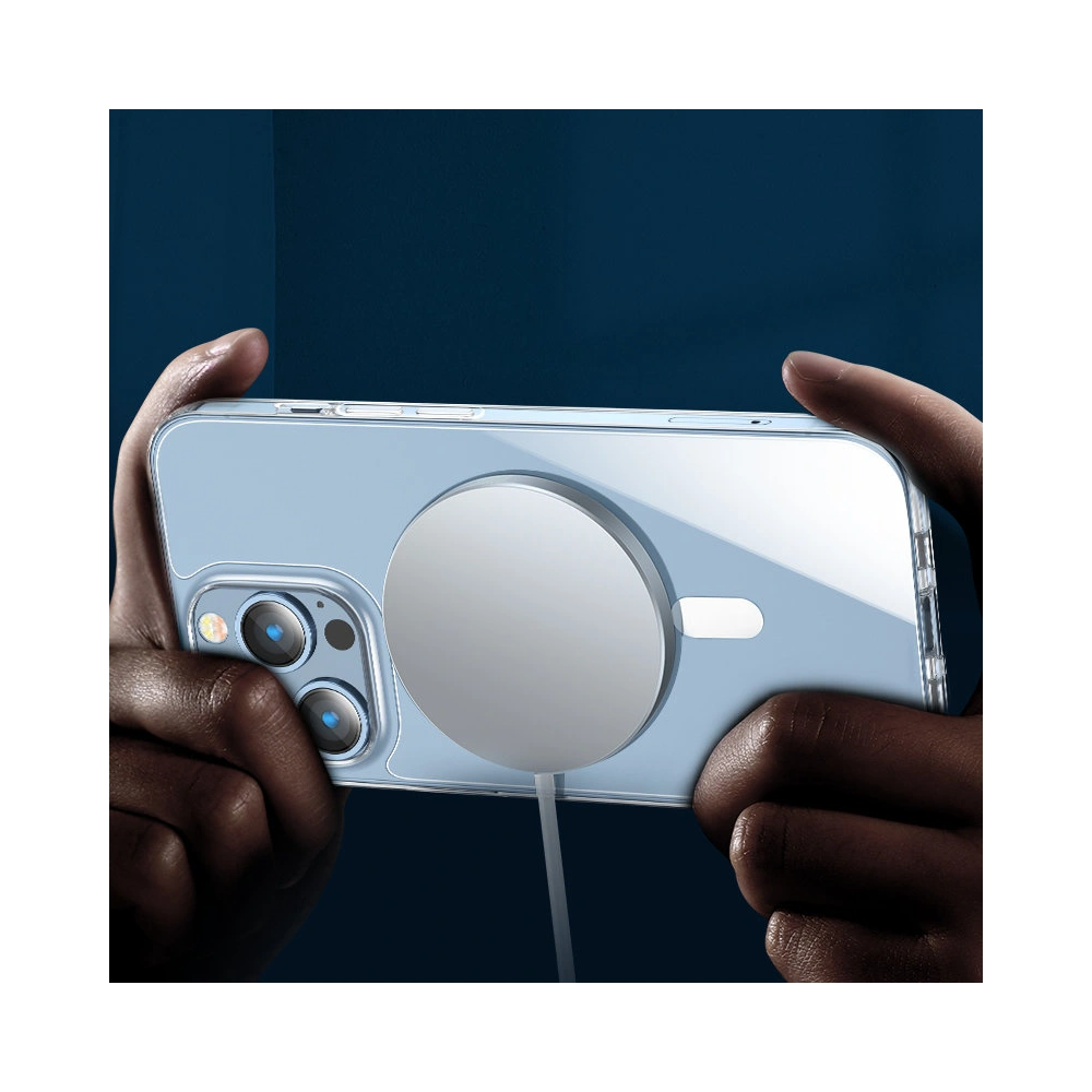 Etui Joyroom Mingkai Series MagSafe Apple iPhone 13 Pro Max przezroczysty (JR-BP962)