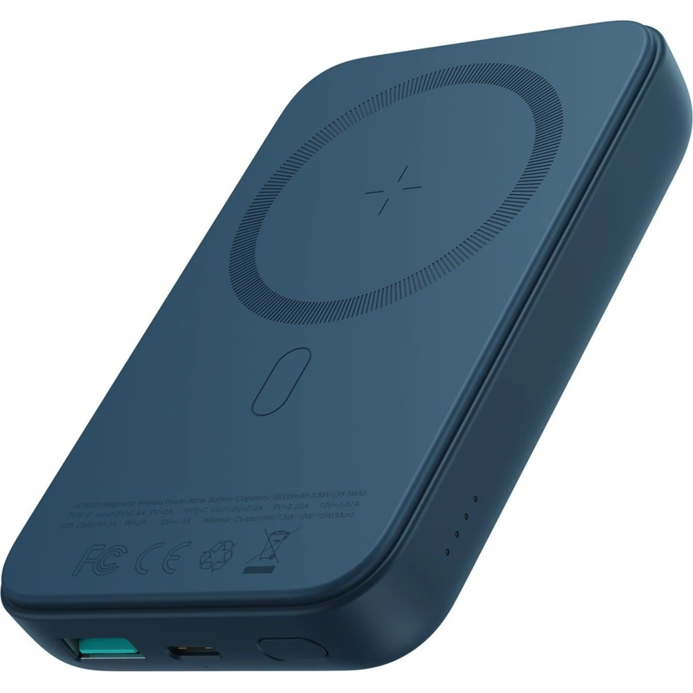 Powerbank Joyroom MagSafe 10000mAh 20W Power Delivery Quick Charge Qi 15W niebieski (JR-W020 blue)