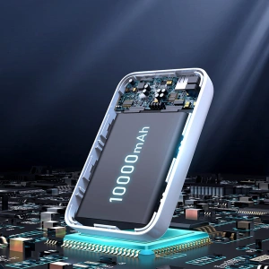 Powerbank Joyroom MagSafe 10000mAh 20W Power Delivery Quick Charge Qi 15W niebieski (JR-W020 blue)