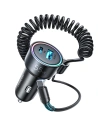 Kup Încărcător auto Joyroom 3in1 + cablu USB-C 1,5m 55W negru (JR-CL07) - JYR360 - {ean13} - Sklep Home Screen
