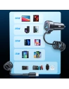 Kup Încărcător auto Joyroom 3in1 + cablu USB-C 1,5m 55W negru (JR-CL07) - JYR360 - {ean13} - Sklep Home Screen