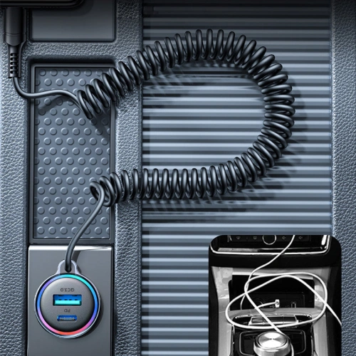Kup Încărcător auto Joyroom 3in1 + cablu USB-C 1,5m 55W negru (JR-CL07) - JYR360 - {ean13} - Sklep Home Screen