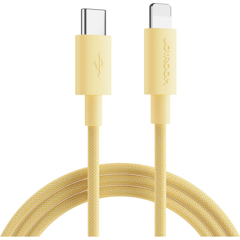 Kabel Joyroom USB-C/Lightning 20W 1m żółty (S-1024M13)