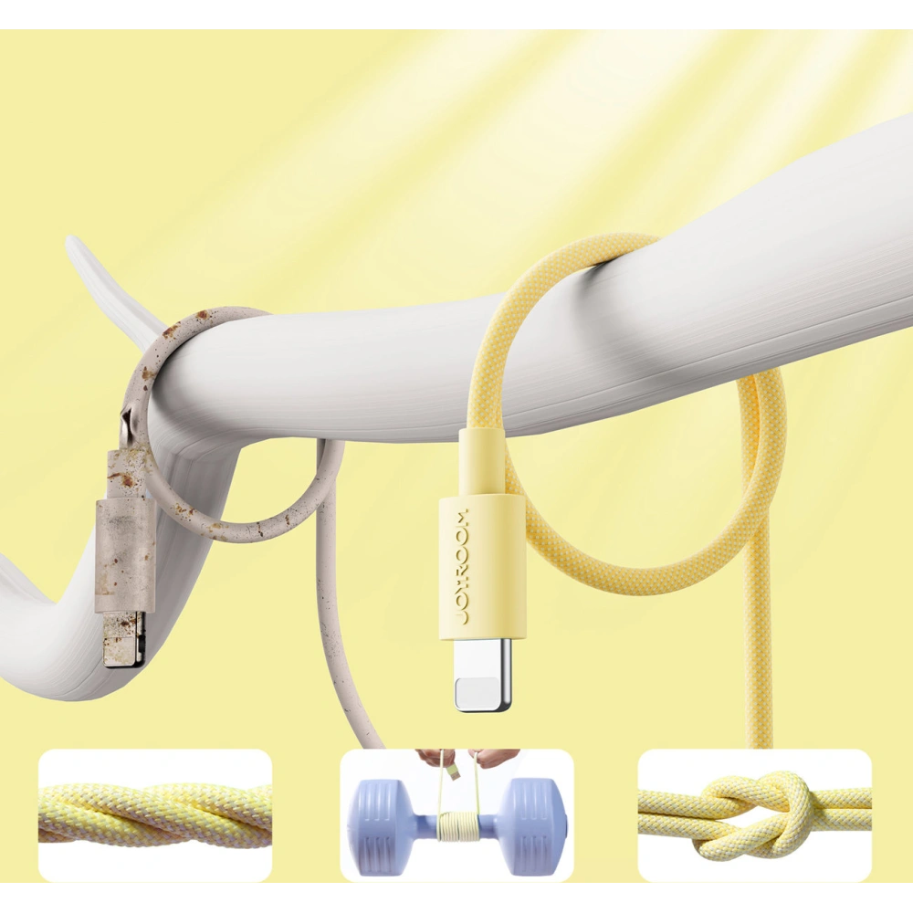 Kabel Joyroom USB-C/Lightning 20W 2m żółty (S-2024M13)