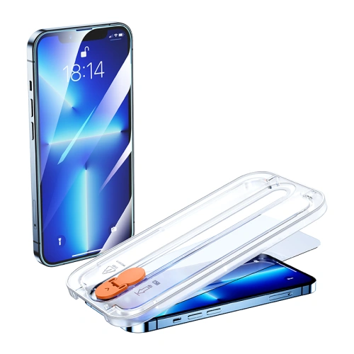 Kup Gehärtetes Glas Joyroom Apple iPhone 13 Pro Max transparent (JR-PF933) - JYR379 - {ean13} - Sklep Home Screen