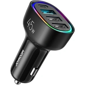 Buy Joyroom 4 Port 45W Car Charger Black (JR-CL09) - JYR380 - {ean13} - Home Screen Store Europe