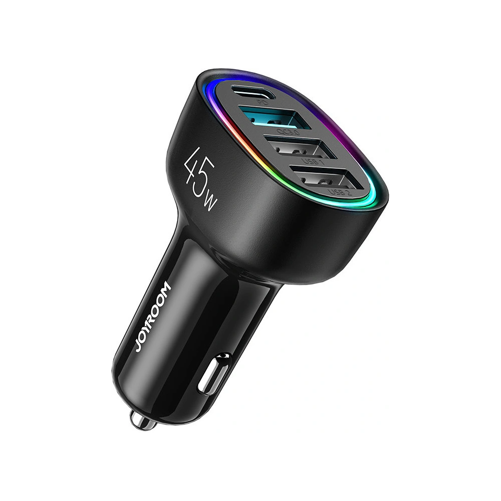 Ładowarka samochodowa Joyroom 4-port 45W czarny (JR-CL09)