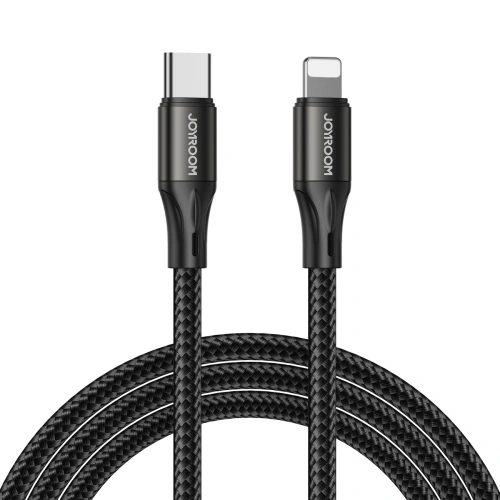 Buy Joyroom fast charging / data cable USB-C - Lightning PD 20W 1m black (S-1024N1-PD) - JYR381 - {ean13} - Home Screen Store Europe