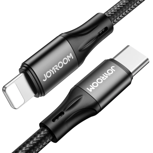 Buy Joyroom fast charging / data cable USB-C - Lightning PD 20W 1m black (S-1024N1-PD) - JYR381 - {ean13} - Home Screen Store Europe