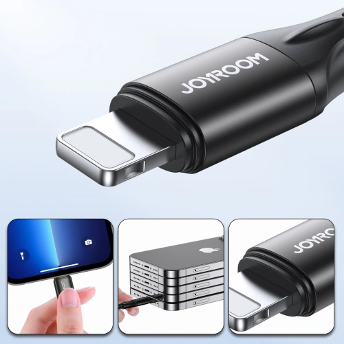 Buy Joyroom fast charging / data cable USB-C - Lightning PD 20W 1m black (S-1024N1-PD) - JYR381 - {ean13} - Home Screen Store Europe