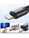 Buy Joyroom fast charging / data cable USB-C - Lightning PD 20W 1m black (S-1024N1-PD) - JYR381 - {ean13} - Home Screen Store Europe