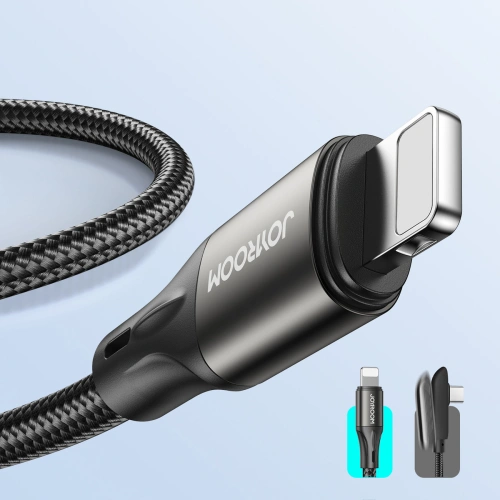 Buy Joyroom fast charging / data cable USB-C - Lightning PD 20W 1m black (S-1024N1-PD) - JYR381 - {ean13} - Home Screen Store Europe