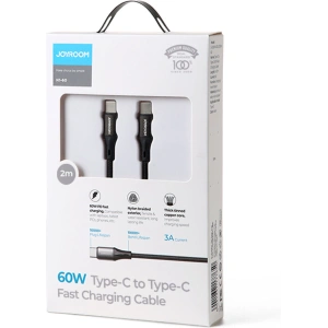 Kabel Joyroom USB/USB-C PD 60W 2m czarny (S-2030N1-60)