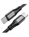Buy Joyroom fast charging / data cable USB-C - USB-C PD 60W 2m black (S-2030N1-60) - JYR383 - {ean13} - Home Screen Store Europe