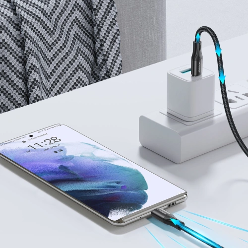 Buy Joyroom fast charging / data cable USB-C - USB-C PD 60W 2m black (S-2030N1-60) - JYR383 - {ean13} - Home Screen Store Europe