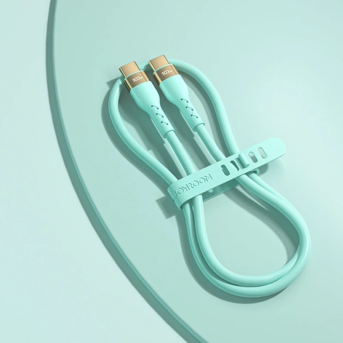 Kup Cablul Joyroom Liquid Silicone USB/USB-C PD 100W 1,2m verde (S-1250N18-10) - JYR385 - {ean13} - Sklep Home Screen