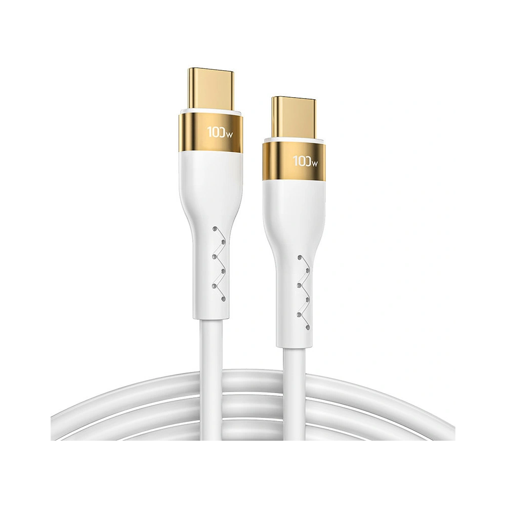 Kabel Joyroom Liquid Silicone USB/USB-C PD 100W 2m biały (S-2050N18-10)