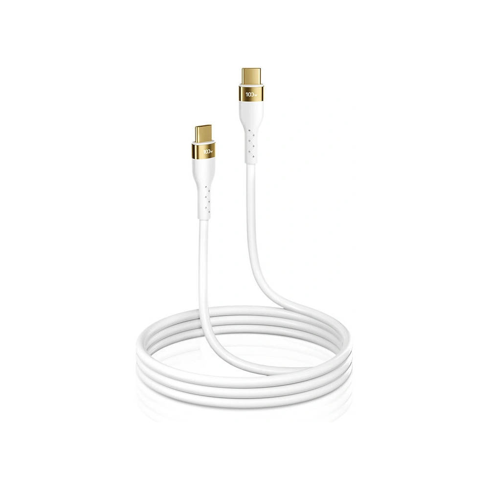 Kabel Joyroom Liquid Silicone USB/USB-C PD 100W 2m biały (S-2050N18-10)