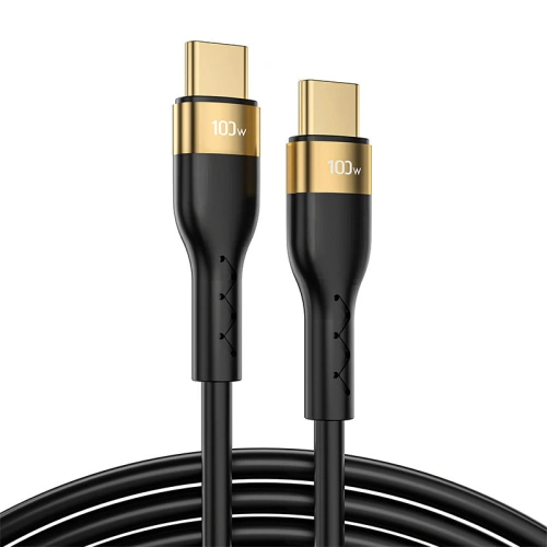 Kup Kabel Joyroom Flüssigsilikon USB/USB-C PD 100W 2m schwarz (S-2050N18-10) - JYR388 - {ean13} - Sklep Home Screen