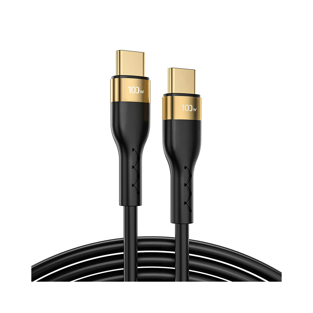 Kabel Joyroom Liquid Silicone USB/USB-C PD 100W 2m czarny (S-2050N18-10)